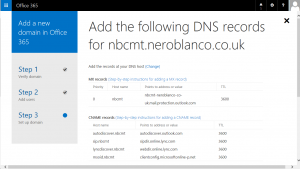 Office 365 Additional DNS Top